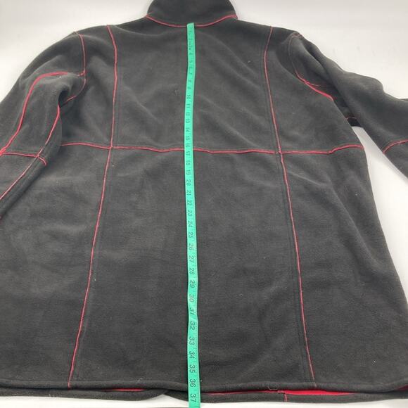 NEW Susan Graver Reversible Red Black Button Up Fleece Jacket Coat Size 2X - Picture 16 of 16